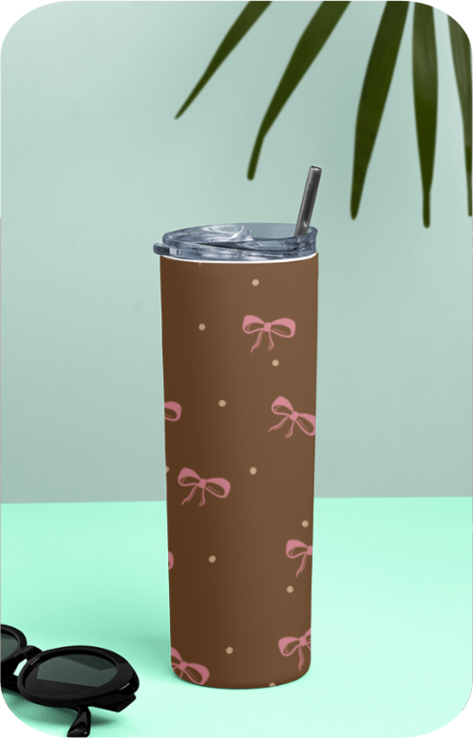 Charming Bows Tumbler