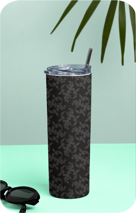 Black Victoria Tumbler