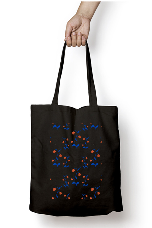 Midnight Whispers Tote Bag with Zipper