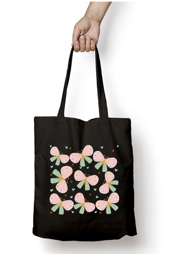 Butterfly Garden Tote Bag with Zipper