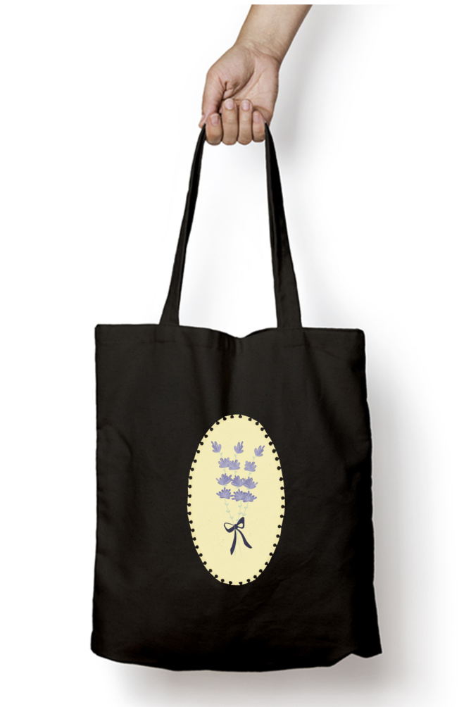 Lavender Memories Tote Bag with Zipper