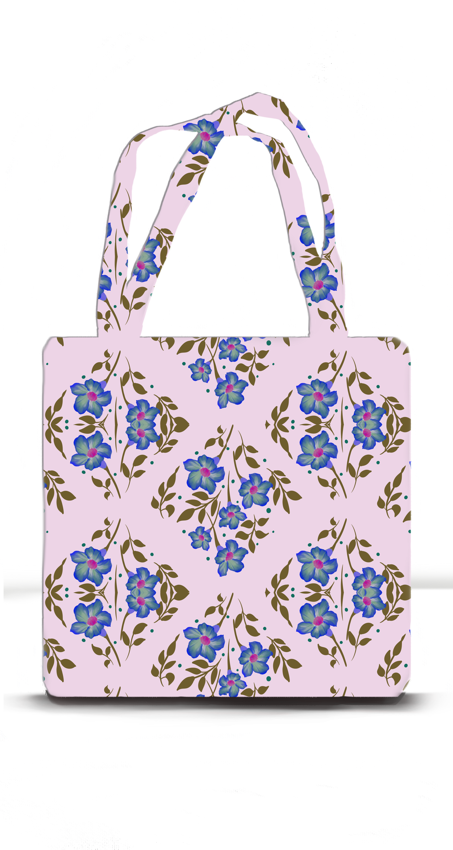 Adenium Tote Bags with Zipper