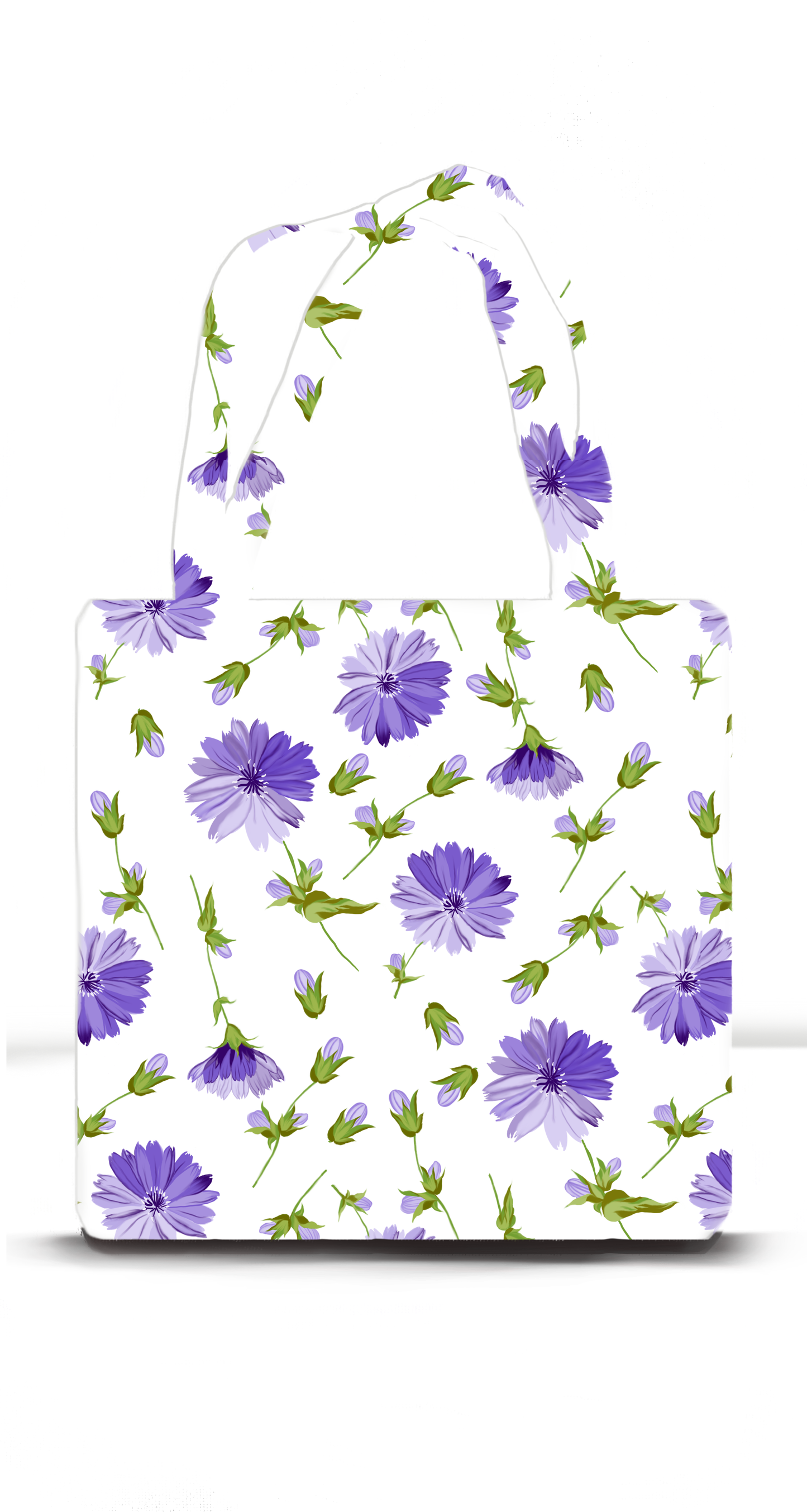 Chic Lavender Tote Bag with Zipper