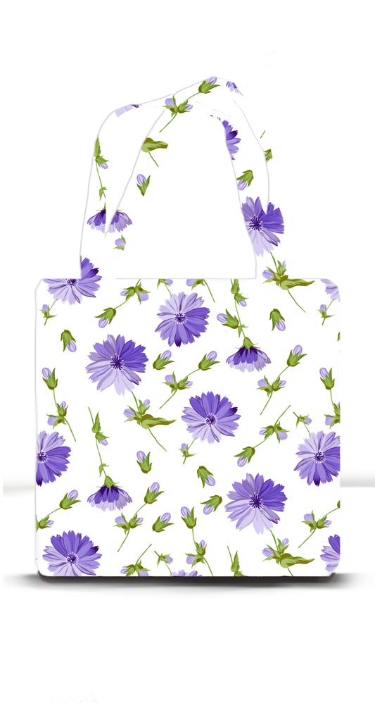 Chic Lavender Tote Bag with Zipper
