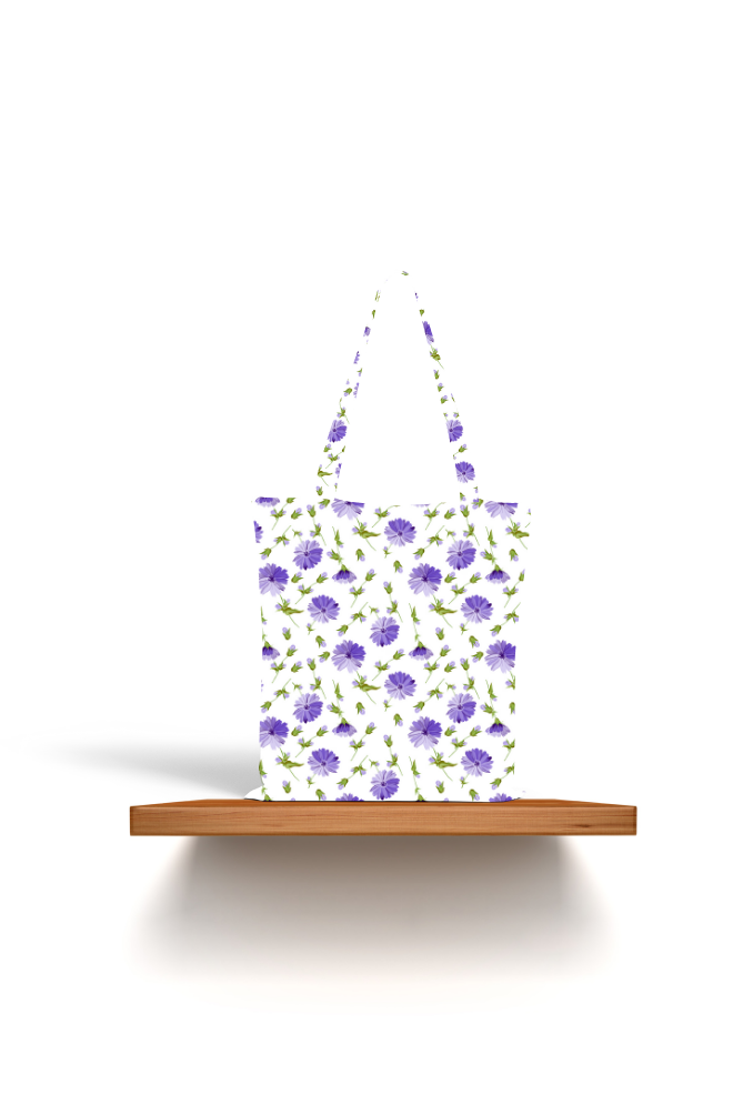 Chic Lavender Tote Bag with Zipper